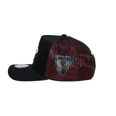 Kapa Mitchell & Ness Mitchell & Ness NBA Tremor Trucker Snapback Hat Miami Heat Črna | HT11505-MHEBLCK, 2
