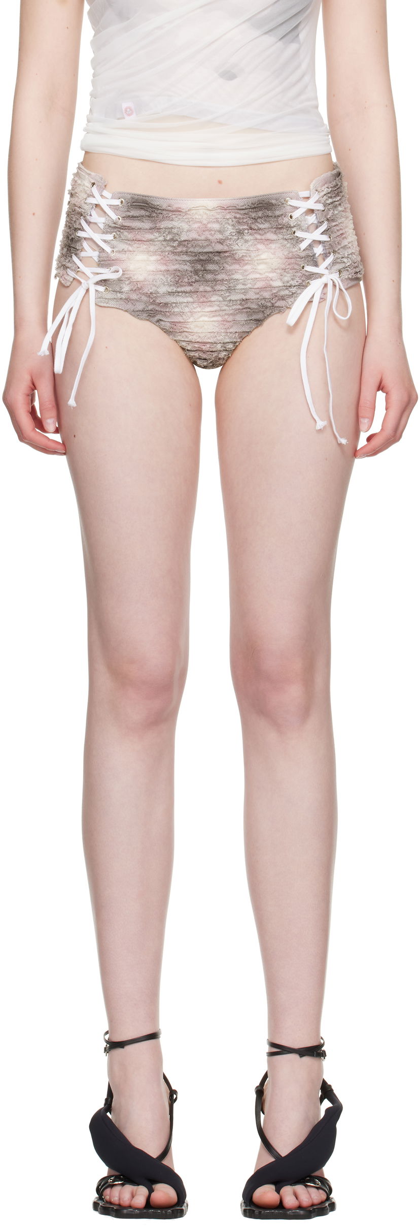 Spodnjice Collina Strada Collina Strada Lace Up Panty Briefs Večbarvna | XX6037