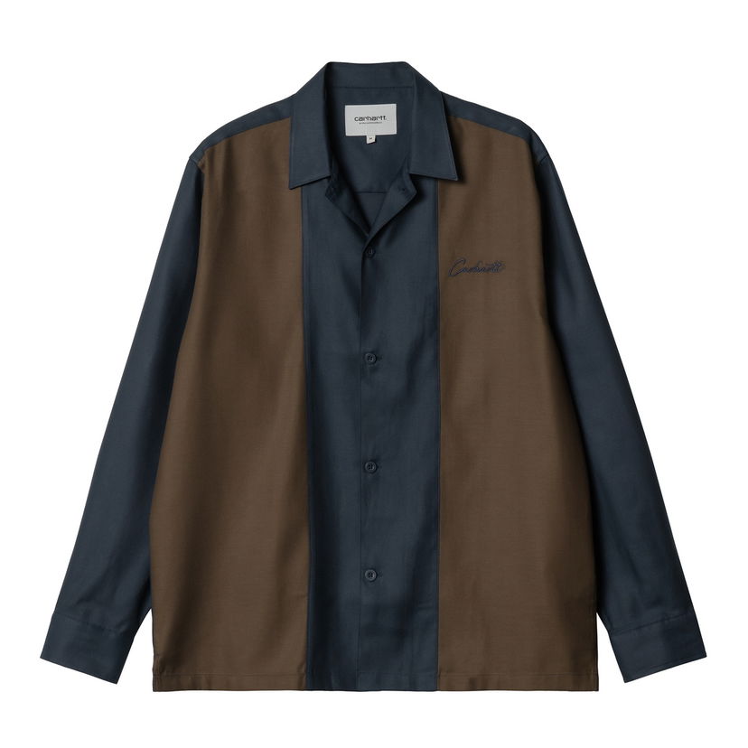 Srajce Carhartt WIP Long Sleeve Relaxed Fit Shirt Rjava | I034381_9