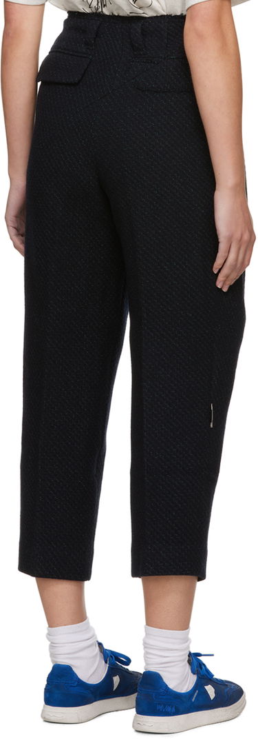Hlače ADER ERROR Raw Edge Cropped Trousers Črna | BMADFWSA0201BK, 2