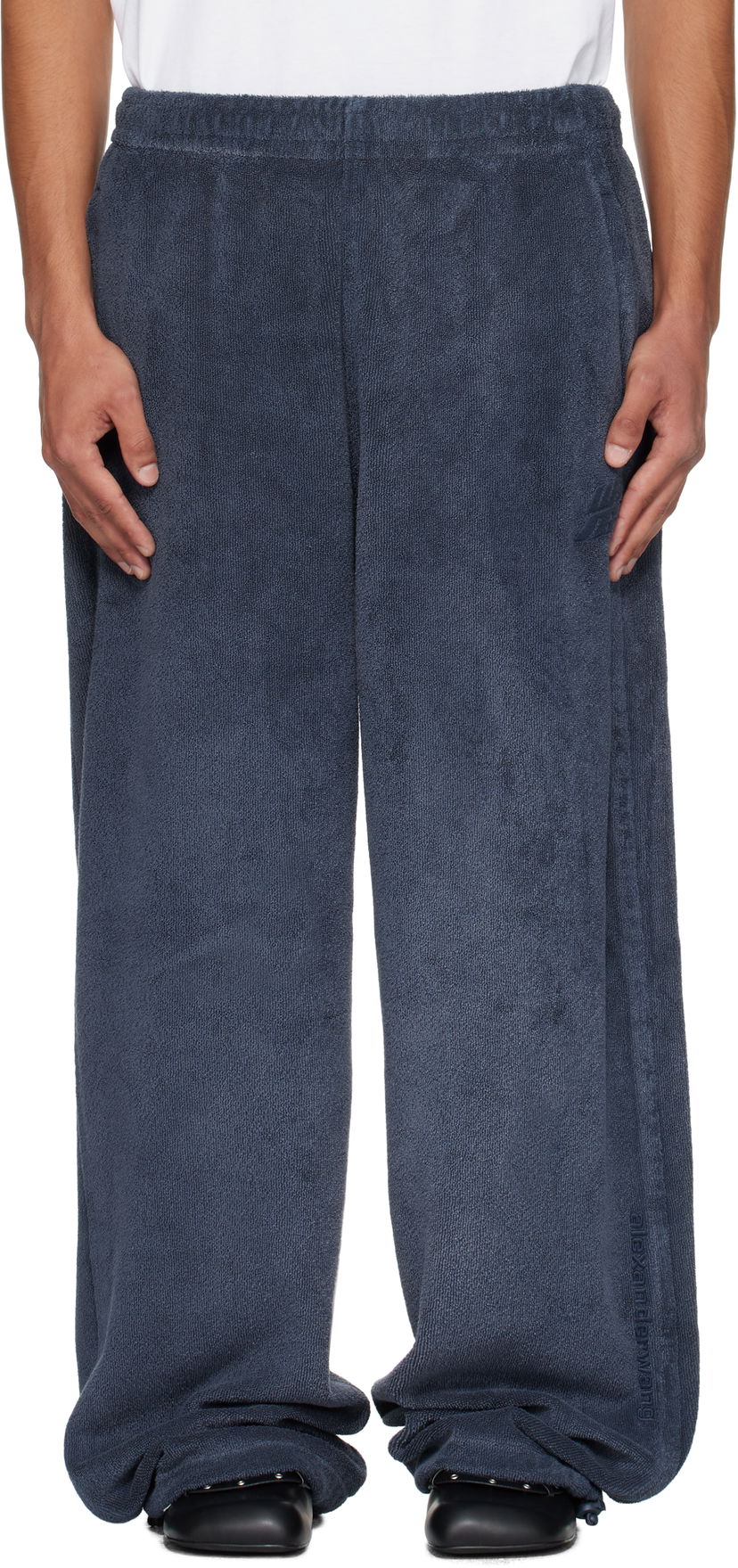 Trenirka Alexander Wang Alexander Wang Track Trousers Mornarica | 6CC3254421