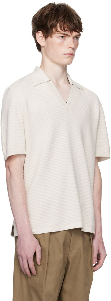 Polo majica A.P.C. A.P.C. Livio Knit Polo Črna | COGDK-H23413, 4