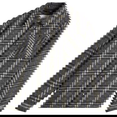 Srajce Burberry Burberry Wadded Check Overshirt, Size Large Siva | 8102224-A5924, 1