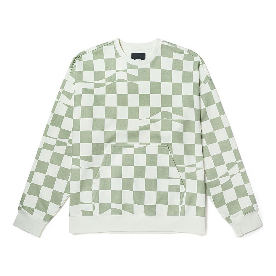 Pulover Vans Checkerboard Print Hoodie Zelena | VN00091KC1C, 0