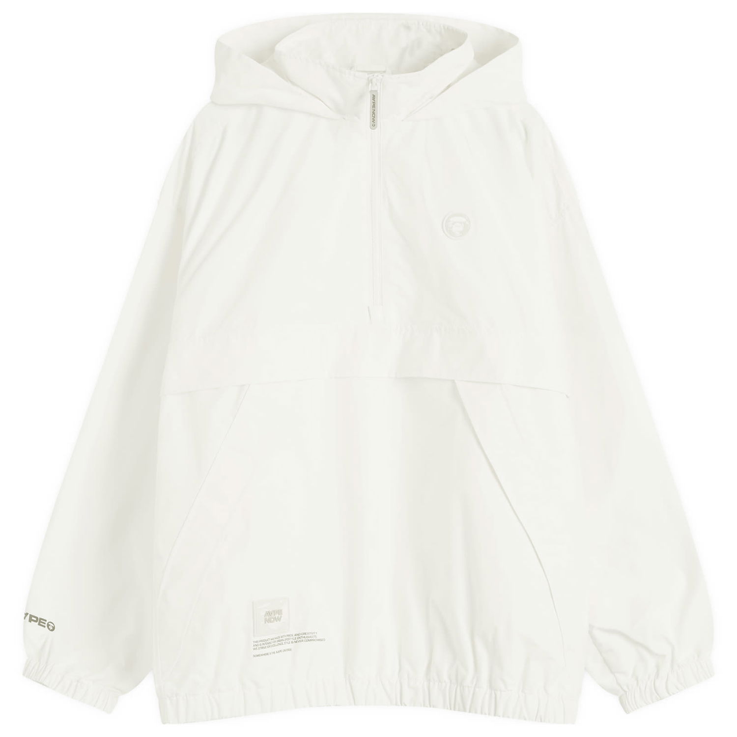 Vetrovka AAPE by A Bathing Ape AAPE Now Anorak Jacket Bela | AAPLJM7705XX-IVO, 0