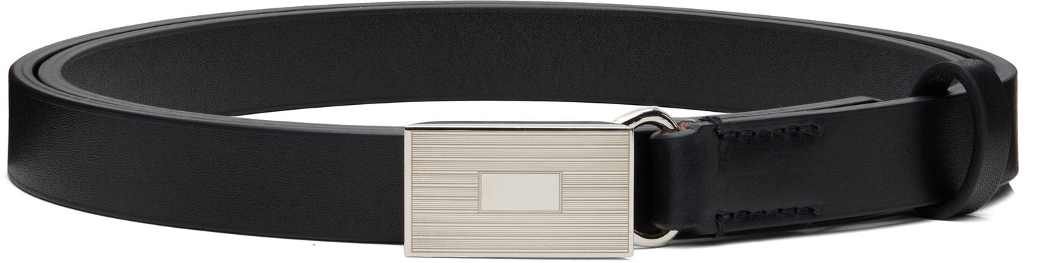 Pasovi AURALEE AURALEE Slide-Buckle Belt Črna | A00B04RP, 0