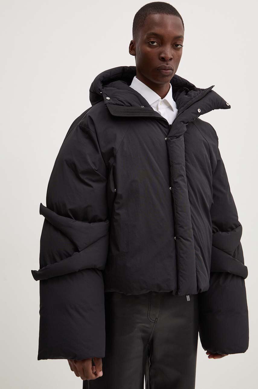 Puhovka HELIOT EMIL Black Puffer Jacket Črna | PREAW24.M.02.131.BLK01, 0
