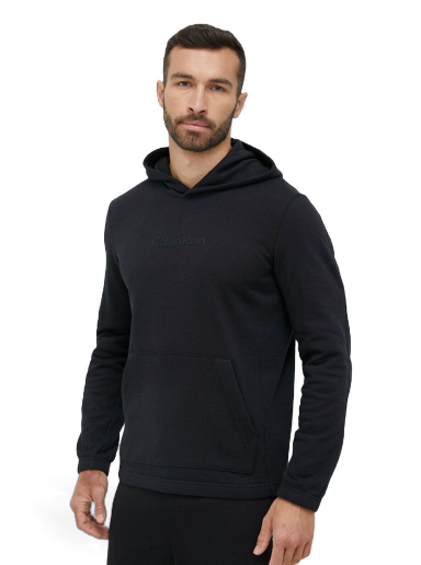 Pulover CALVIN KLEIN Cotton Terry Hoodie Črna | 00GMS3W303