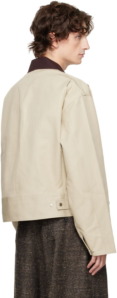Jakna JW Anderson JW Anderson Curved Hem Jacket Bež | JK0413-PG1802, 2