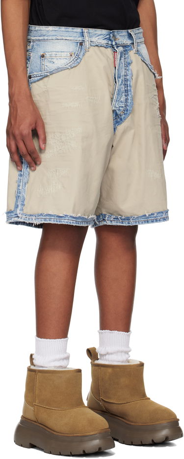 Kratke hlače DSQUARED2 Dsquared2 Super Ripped Mixed Boxer Denim Shorts Modra | S74MU0878_S30309, 1