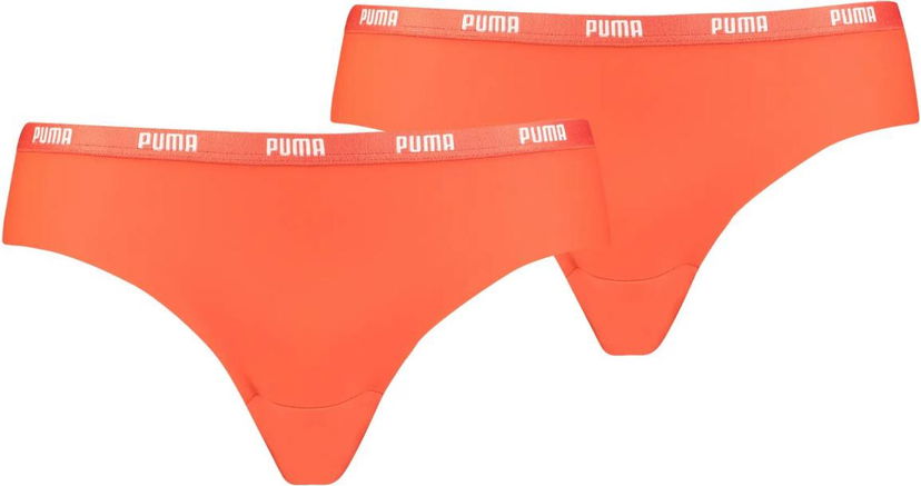 Spodnjice Puma Puma Microfiber Brazilian Briefs, 2 Pack Oranžna | 603041001-008
