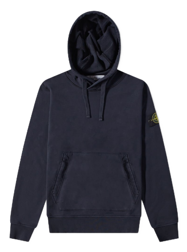 Pulover Stone Island Garment Dyed Popover Hoodie Mornarica | 761564151-V0020