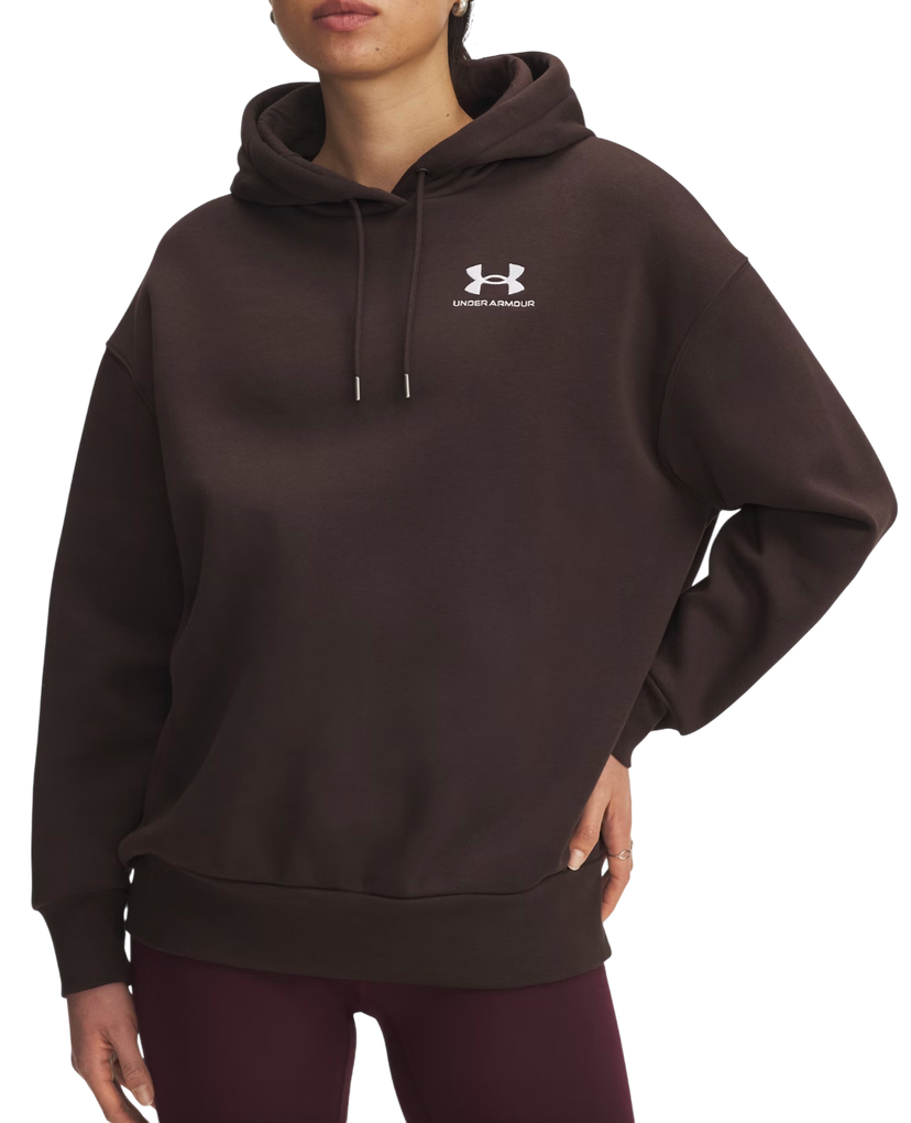 Pulover Under Armour Icon Fleece Oversized Hoodie Rjava | 1379495-246