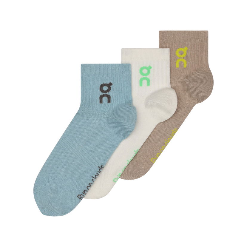Nogavice On Running Logo Sock Mid 3-Pack Večbarvna | 2UF10523890