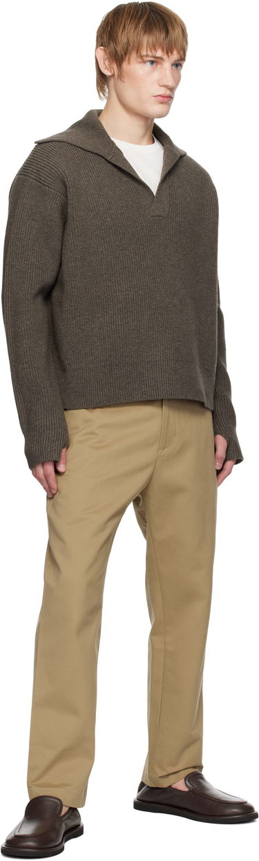 Hlače Studio Nicholson Studio Nicholson Bill Trousers Bež | BILL SNM - 1337, 3