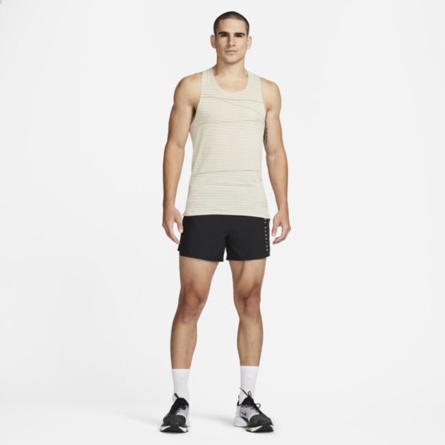 Majica brez rokavov Nike Dri-FIT ADV Run Division Pinnacle Running Tank Rjava | DQ4774-206, 0