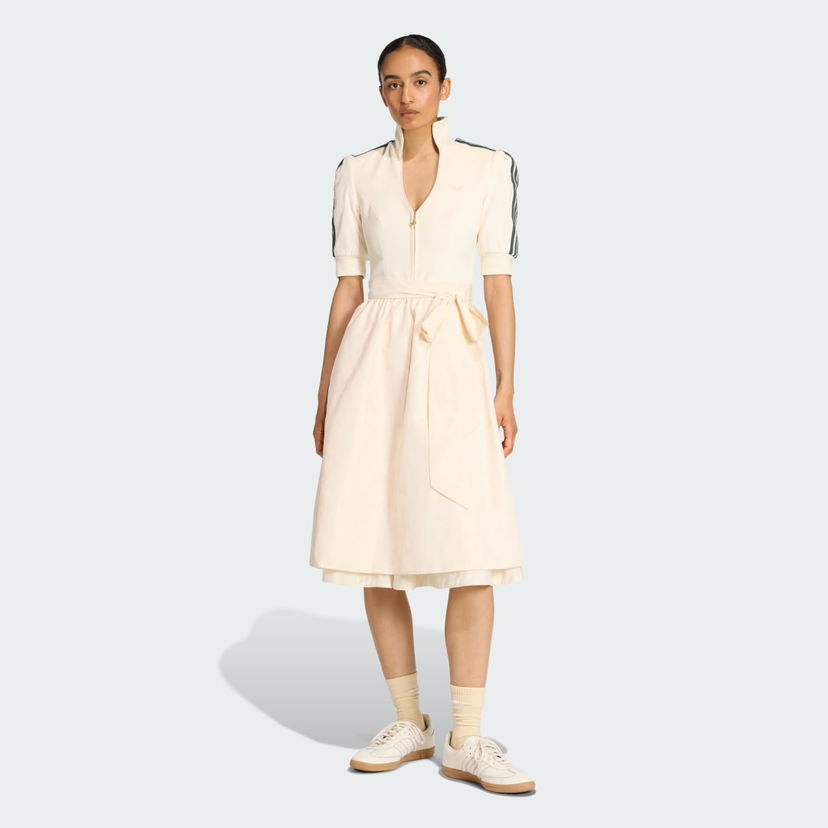 Obleke adidas Performance adidas Originals Dirndl Dress Bež | KF2301
