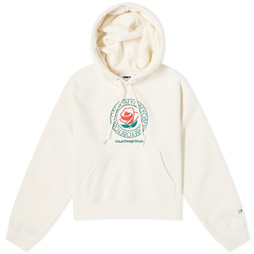 Pulover OBEY Rose Hoodie Bež | 211610138-UBL