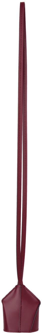 Obeski za ključe Maison Margiela Leather Key Ring Keychain Bordo | SA6UA0003 P7183