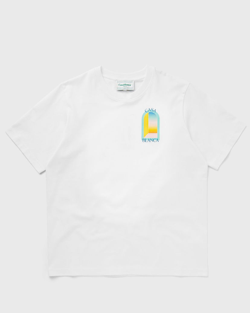 Majica Casablanca L'ARC COLORE PRINTED T-SHIRT Bela | U-MPF24-JTS-001-01