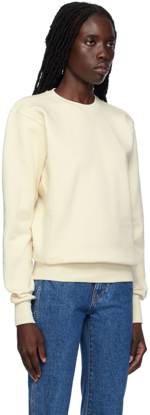 Pleteni pulover TOTEME TOTEME Crewneck Sweatshirt Bež | 233-5068-783, 1