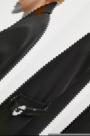 Jakna Coperni Coperni Logo Belted Blazer Črna | COPV37F3004, 3