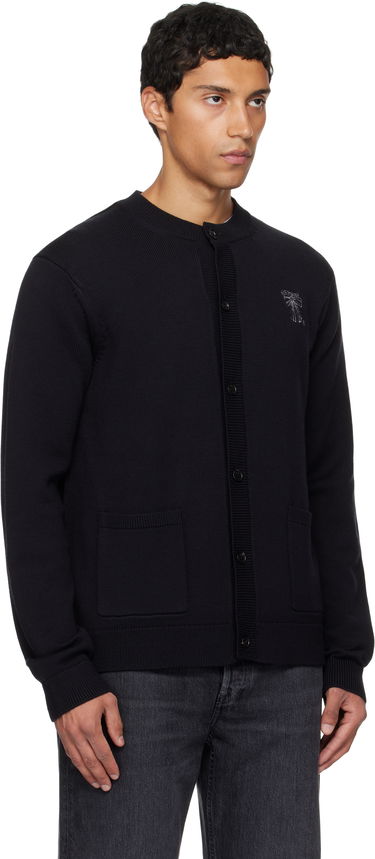 Pleteni pulover Acne Studios Acne Studios Crewneck Cardigan Modra | B60385-, 4