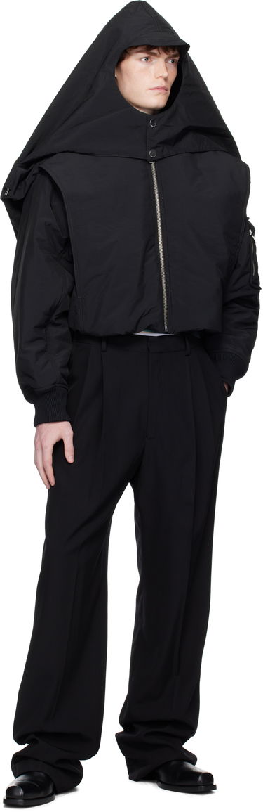 Bomber jakna Jean Paul Gaultier Jean Paul Gaultier 'The Hooded' Bomber Jacket Črna | 25/03-U-OU005-W007-00, 3