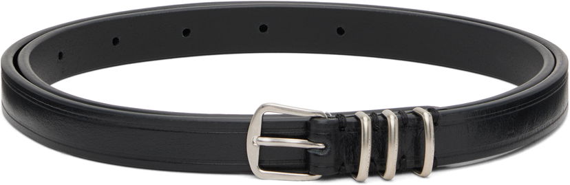 Pasovi Ann Demeulemeester Ann Demeulemeester Adea Leather Belt Črna | B0012936-LT167-099