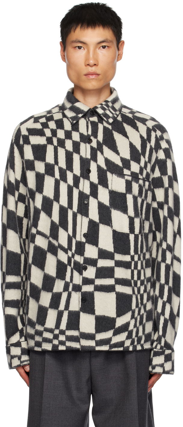 Srajce ZEGNA Zegnia x The Elder Statesman Checkered Pattern Shirt Večbarvna | TCJ92A6-SHR