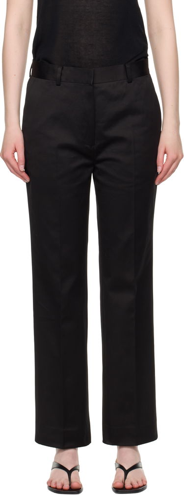 Hlače TOTEME TOTEME Tailored Chino Trousers Črna | 253-WRB0283-FB0498, 0