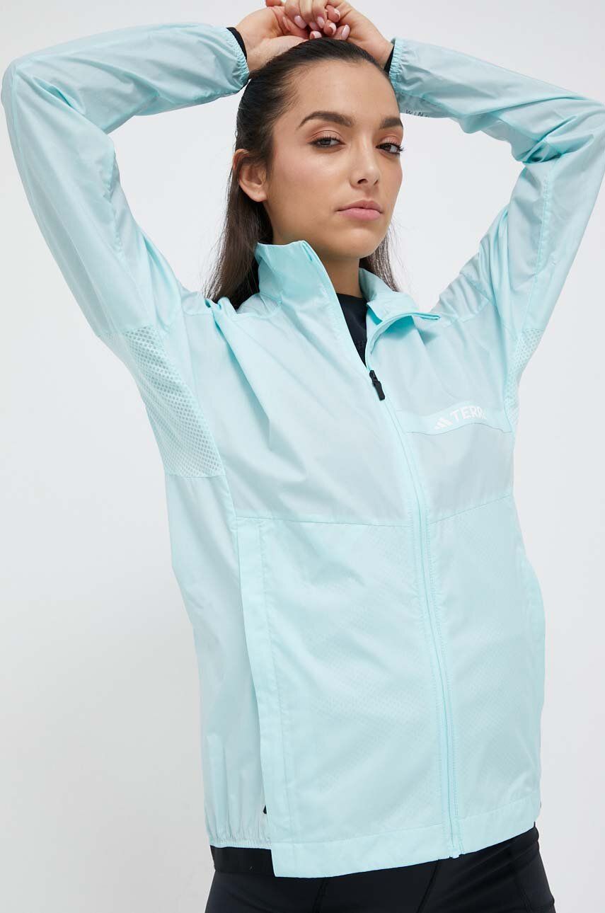 Vetrovka adidas Performance TERREX Multi Windbreaker Turkizna | IA1804, 0