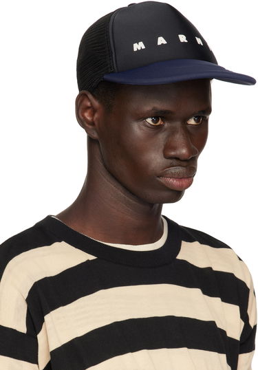 Kapa Marni Marni Logo Trucker Hat Črna | CLZC0141P1 UAN100, 1