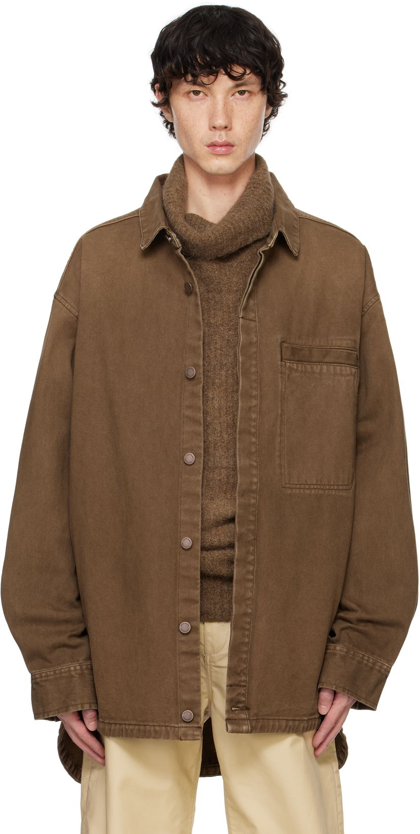 Srajce Entire Studios Herculean Shirt Rjava | ES2564MS