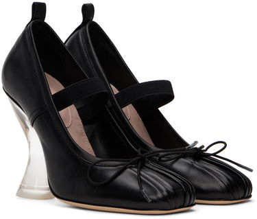 Superge in čevlji Simone Rocha Simone Rocha High Ballerina Heels Črna | HH4 0799, 3
