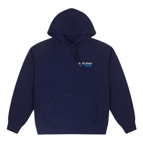 Pulover Converse Skate Logo Hoodie Modra | 10026551-A03, 0