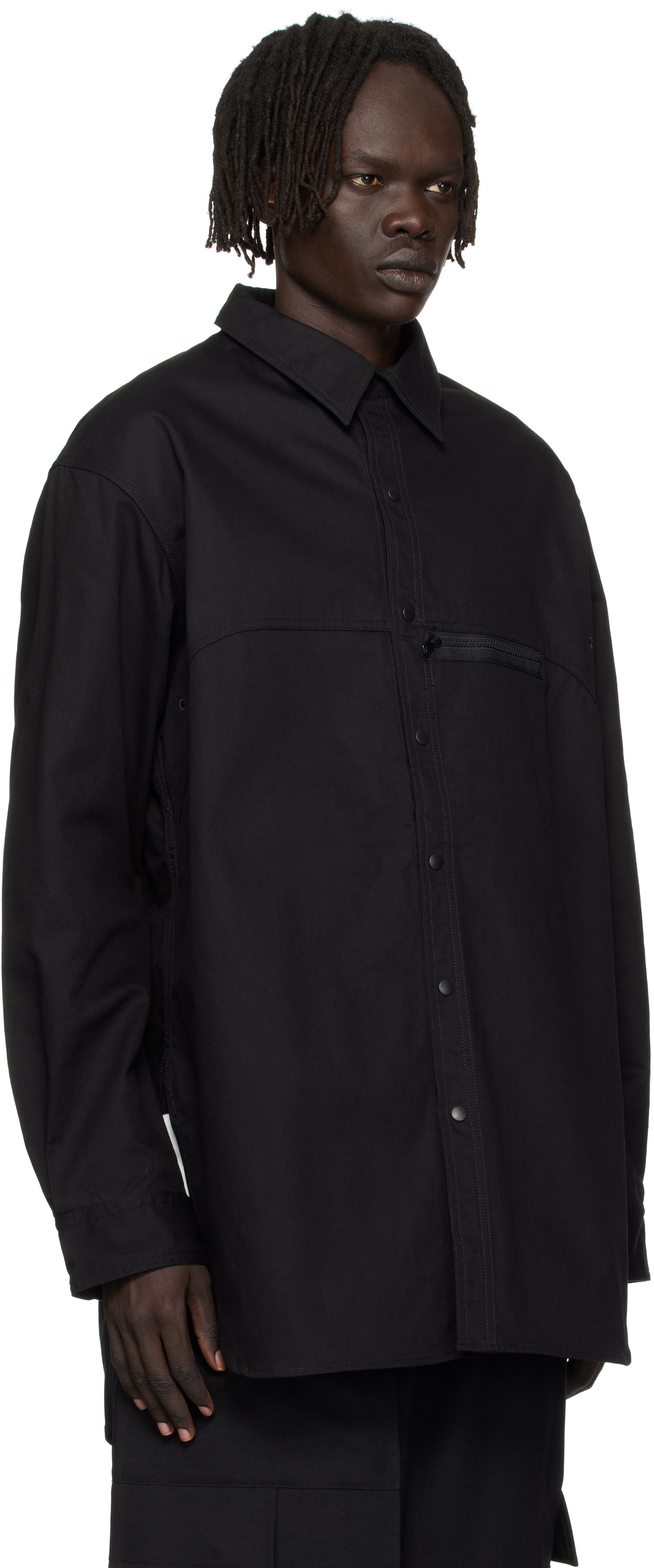 Srajce Y-3 Y-3 UT Twill Overshirt Črna | JW4620, 1