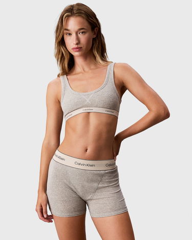 Modrček CALVIN KLEIN UNLINED BRALETTE Siva | LV00QF8365P7A, 2