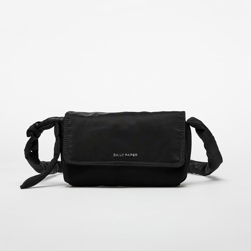 Torba za čez ramo DAILY PAPER Black Nylon Shoulder Bag Črna | 2423044
