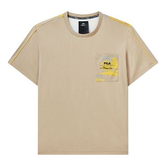 Majica FILA 3.1 Phillip Lim Collaboration Pocket Crewneck Breathable T-Shirt Bež | F11M116107F-BG