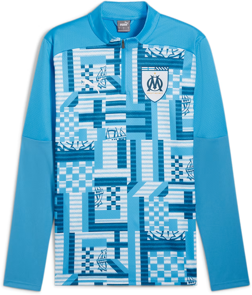 Pulover Puma OM Prematch 1/4 Zip Top Modra | 778242-23