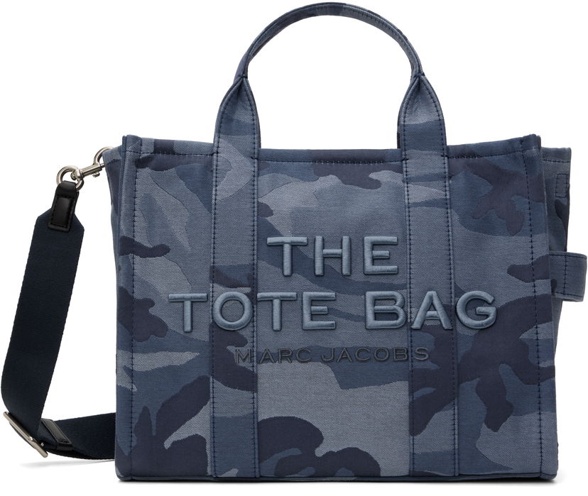 Tote bag Marc Jacobs Marc Jacobs 'The' Camo Jacquard Medium Tote Bag Modra | 2S4HTT002H03