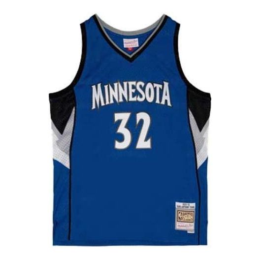 Dres Mitchell & Ness Karl-Anthony Towns Minnesota Timberwolves Swingman Jersey Modra | SMJY4455-MTI15KTOMGBL