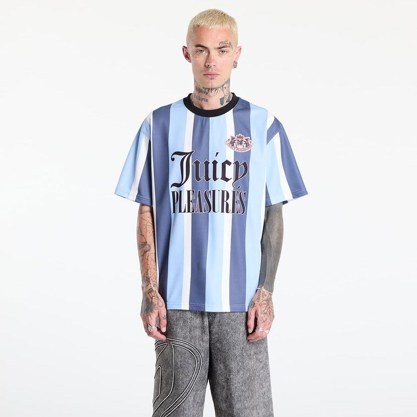 Majica Pleasures Pleasures Jpfc Sport T-Shirt Modra | P25JC012-BLUE