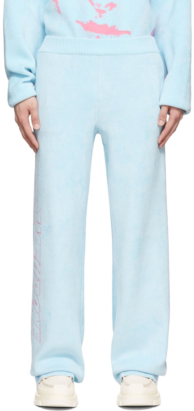 Trenirka We11done We11done Viscose Lounge Pants Modra | WD-KP1-22-626-U-SK