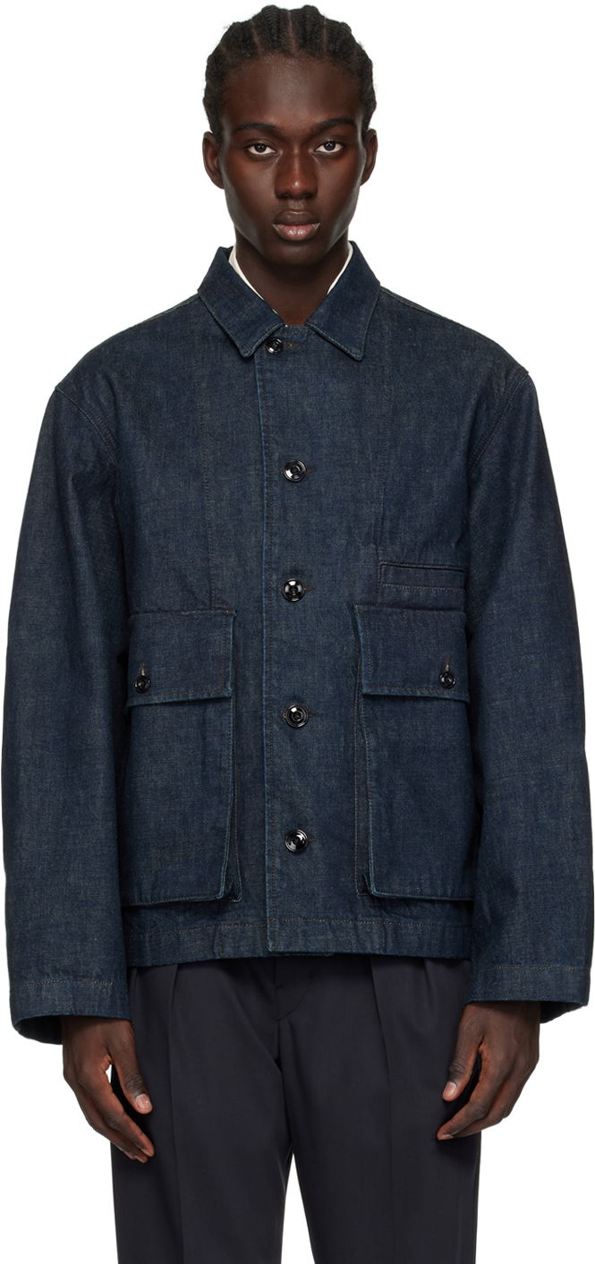 Jakna LEMAIRE LEMAIRE Boxy Denim Jacket Modra | OW306 LD068