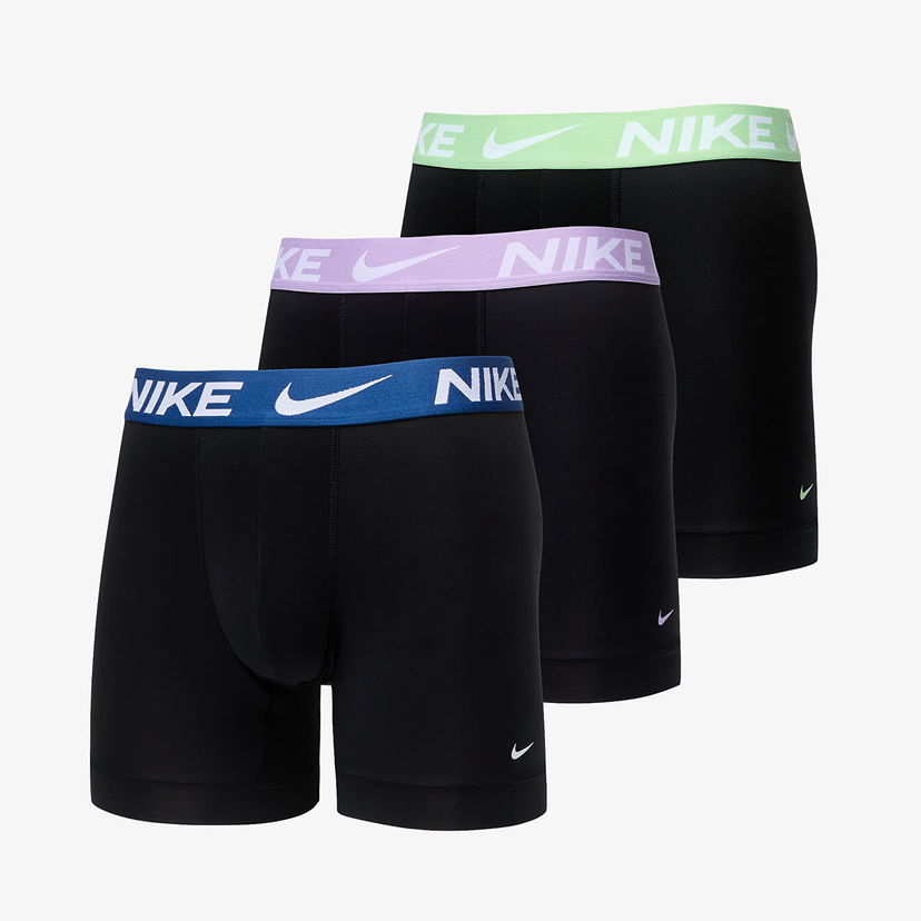 Spodnje perilo in nogavice Nike Boxer Brief 3-Pack Multicolor Večbarvna | 0000KE1157-K0S