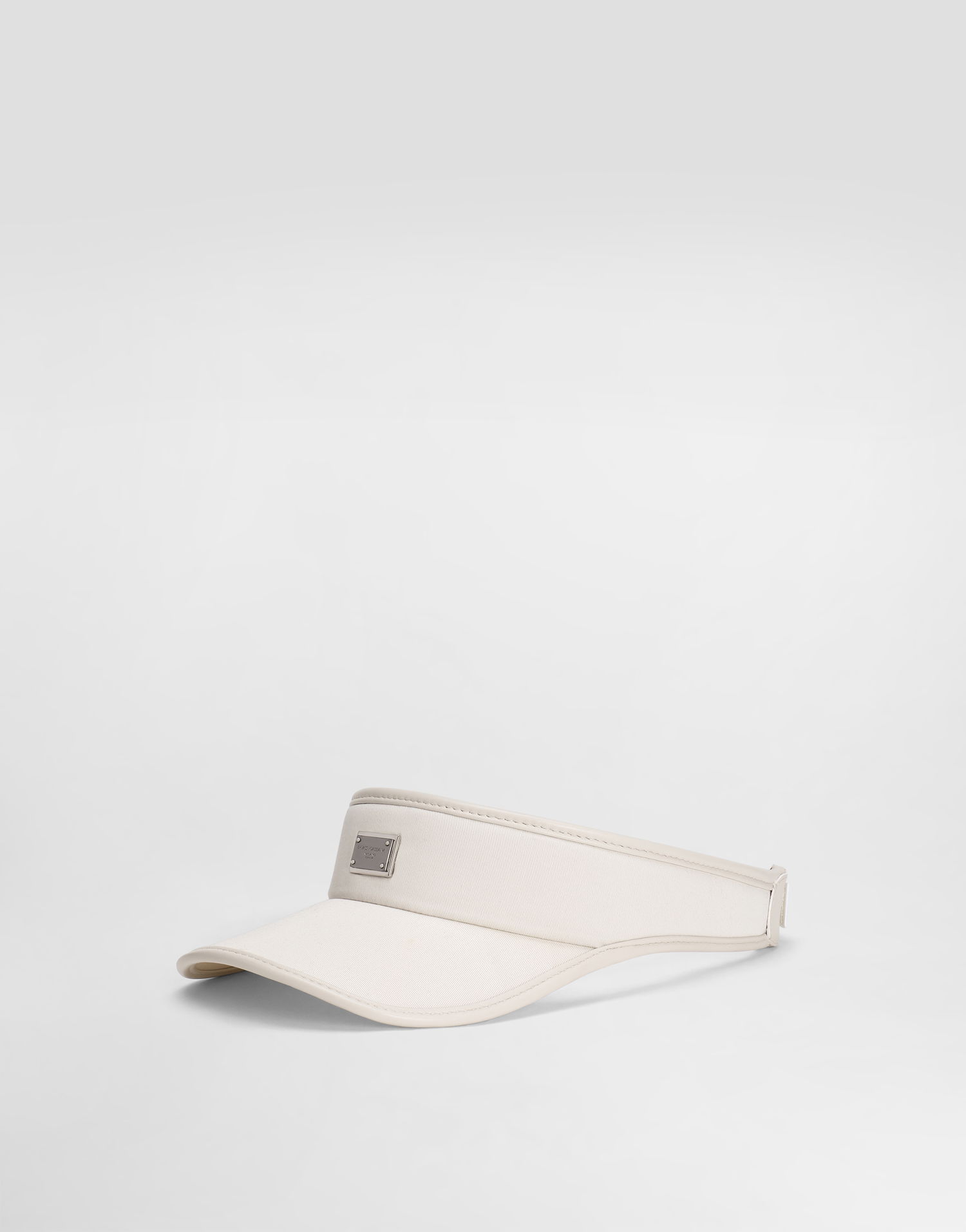 Kape in klobuki Dolce & Gabbana Dolce & Gabbana Gabardine Visor Bela | GH910AFUFL3W0802, 0