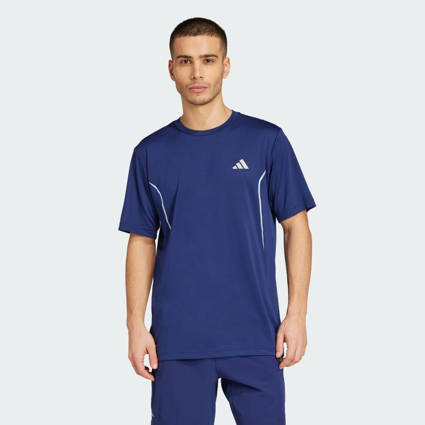 Majica adidas Performance Tech Apparel T-Shirt Modra | JZ8491