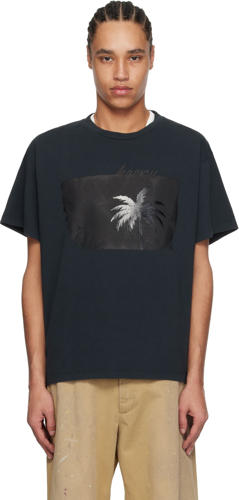 Majica Maison Margiela MM6 Maison Margiela Graphic T-Shirt Črna | SH2GC0019 M20108